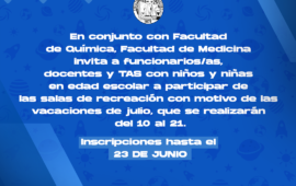 Inscripciones abiertas para la Sala de Recreación y Cuidados en el marco de las vacaciones de invierno