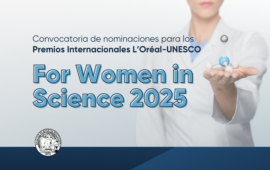 Convocatoria de nominaciones: «Mujeres en la Ciencia» 2025